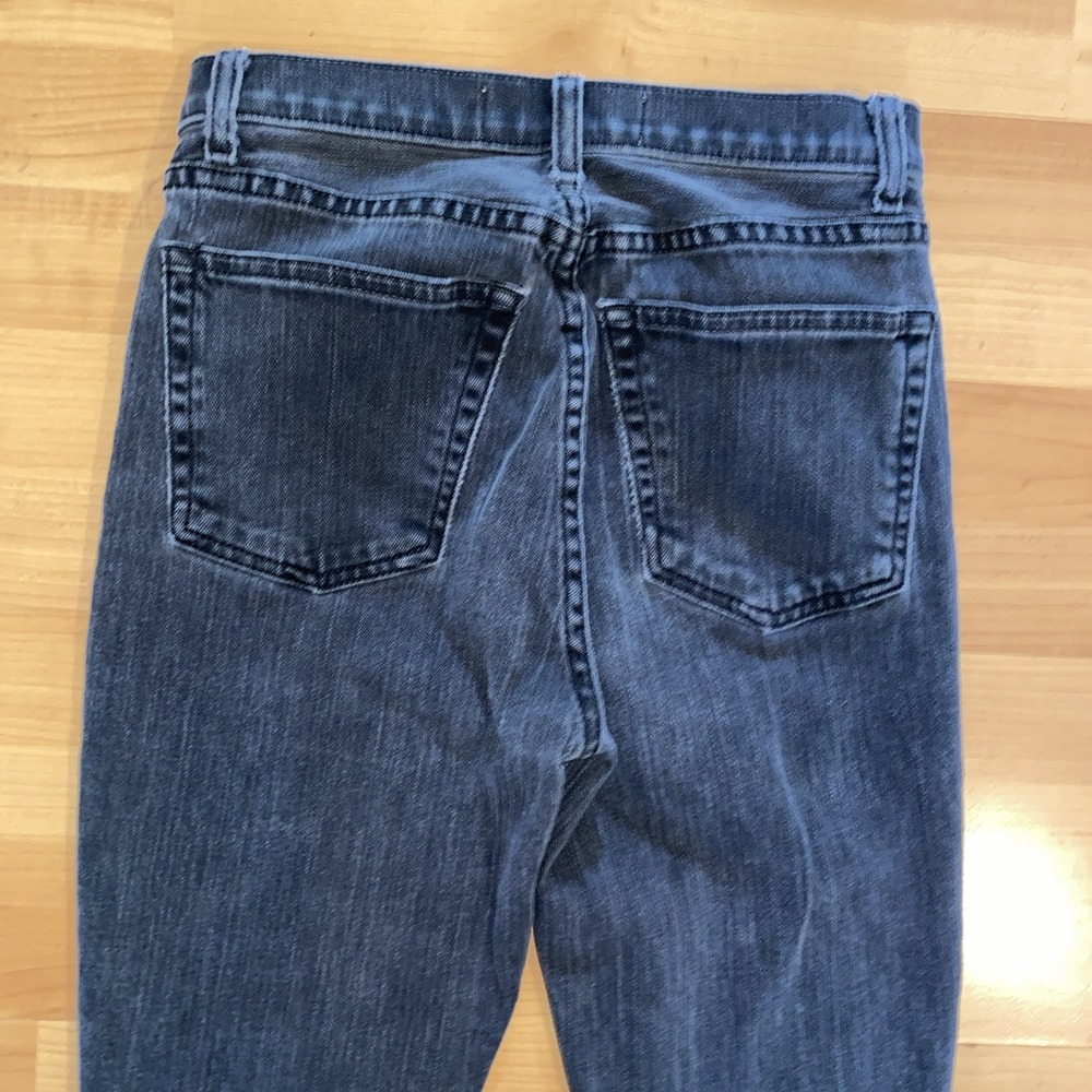 Reformation Jeans Serena High Rise Skinny Crop‎ Black Wash Denim Size 26 - Picture 7 of 10